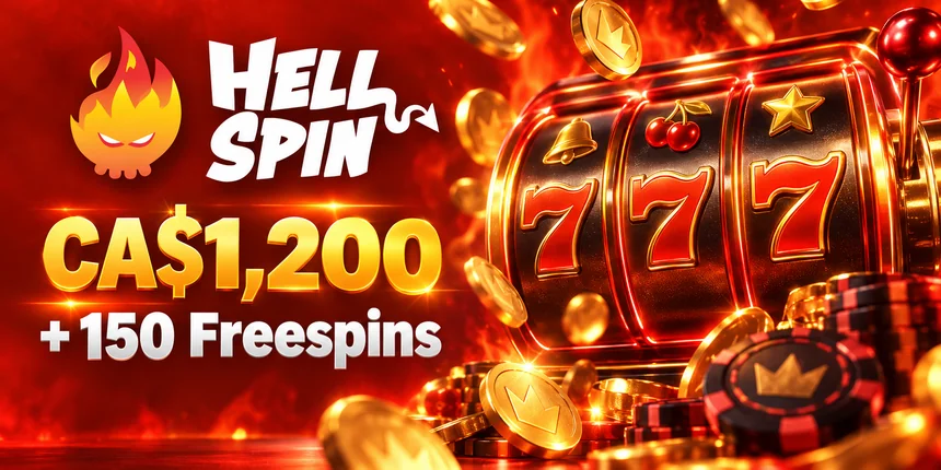 Online Casino Hell Spin CA$1,200 + 150 Freespins