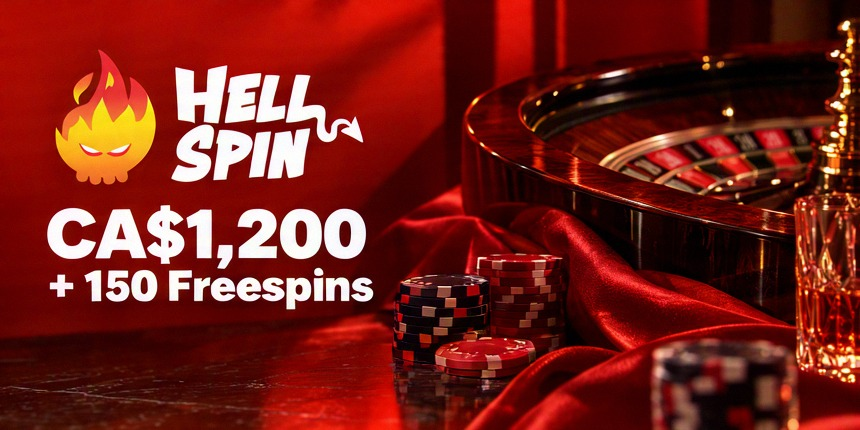 Roulette Hell Spin CA$1,200 + 150 Freespins