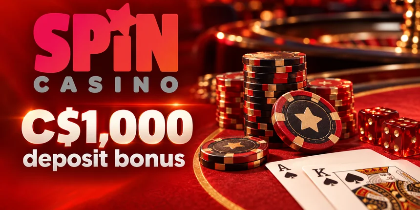 Table games Spin Casino C$1,000 deposit bonus